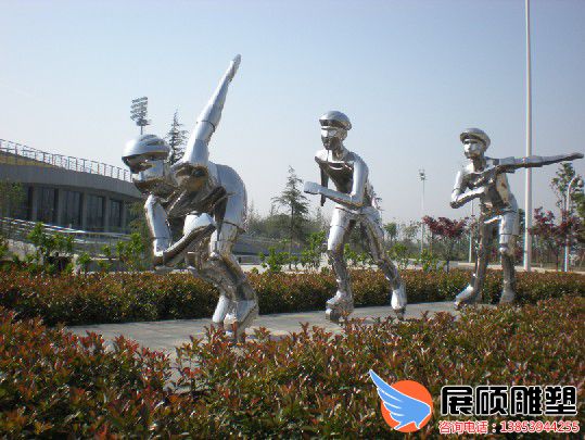 山東展碩雕塑公司不銹鋼作品展示 運(yùn)動(dòng)